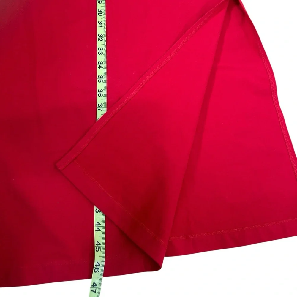 Boston Proper NWT Red Strapless Dress with Side Slit size Medium - Picture 7 of 8